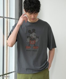 coen（コーエン）の「Mickey(ミッキー)ヴィンテージライクTシャツ（Tシャツ/カットソー）」