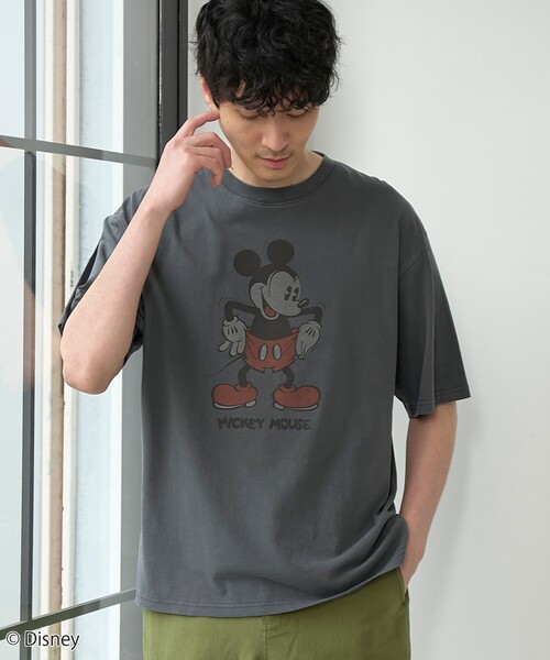 セール】Mickey（ミッキー）ヴィンテージライクTシャツ（Tシャツ
