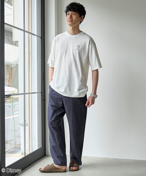 coen(コーエン)の「Mickey(ミッキー)ヴィンテージライクTシャツ(Tシャツ/カットソー・メンズ・ベージュ/ブラック/ホワイト・S/XL/L/M)」の4枚目の写真