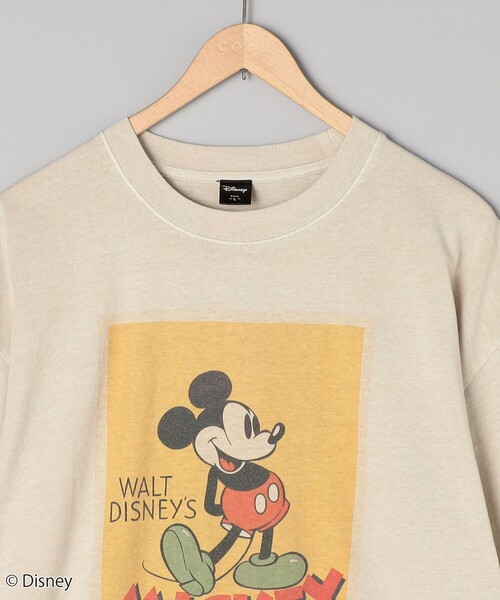 coen(コーエン)の「Mickey(ミッキー)ヴィンテージライクTシャツ(Tシャツ/カットソー・メンズ・ベージュ/ブラック/ホワイト・S/XL/L/M)」の19枚目の写真