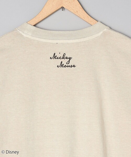 coen(コーエン)の「Mickey(ミッキー)ヴィンテージライクTシャツ(Tシャツ/カットソー・メンズ・ベージュ/ブラック/ホワイト・S/XL/L/M)」の18枚目の写真