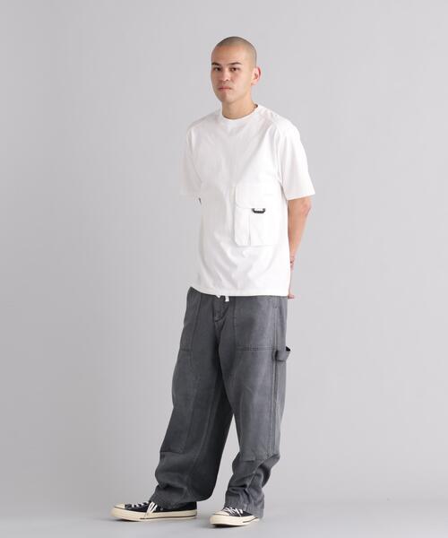 MANASTASH(マナスタッシュ)の「MANASTASH/マナスタッシュ DISARMED TOP(Tシャツ/カットソー・メンズ・ホワイト/ピンク/ブラック・M/S/L/XL)」の16枚目の写真