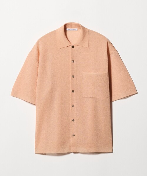 BEAUTY&YOUTH UNITED ARROWS（ビューティーアンドユースユナイテッドアローズ）の「ミラノリブ ショートスリーブ シャツカーディガン ウォッシャブル（カーディガン/ボレロ・レディース・オフホワイト/ブラック/シャーベット・FREE）」の12枚目の写真