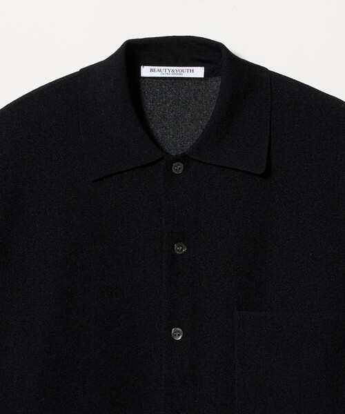 BEAUTY&YOUTH UNITED ARROWS（ビューティーアンドユースユナイテッドアローズ）の「ミラノリブ ショートスリーブ シャツカーディガン ウォッシャブル（カーディガン/ボレロ・レディース・オフホワイト/ブラック/シャーベット・FREE）」の22枚目の写真