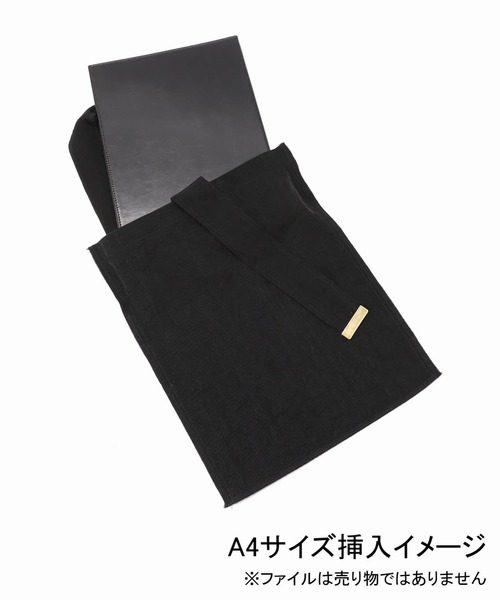 ITTI（イッチ）の「《WEB限定/追加7》ITTI/イッチ SLOBE別注 TOTE M（トートバッグ・レディース・ブラック・FREE）」の3枚目の写真