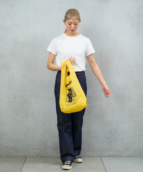 BIRTHDAY BAR(バースデイバー)の「【COBMASTER コブマスター】COB PKB ECOBAG(エコバッグ/サブバッグ・レディース・ピンク/グリーン/イエロー/パープル・0)」の6枚目の写真