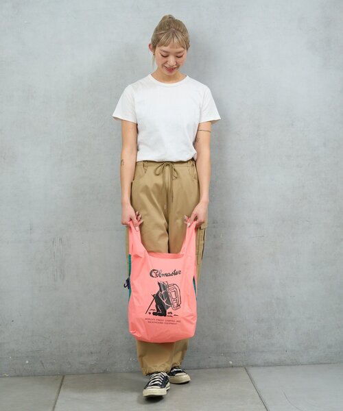 BIRTHDAY BAR(バースデイバー)の「【COBMASTER コブマスター】COB PKB ECOBAG(エコバッグ/サブバッグ・レディース・ピンク/グリーン/イエロー/パープル・0)」の18枚目の写真