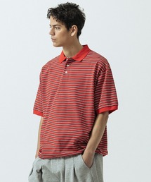 SLICK | 【SLICK/スリック】Multi Border Drawstring Polo/マルチボーダー ドローストリング ポロ(ポロシャツ)