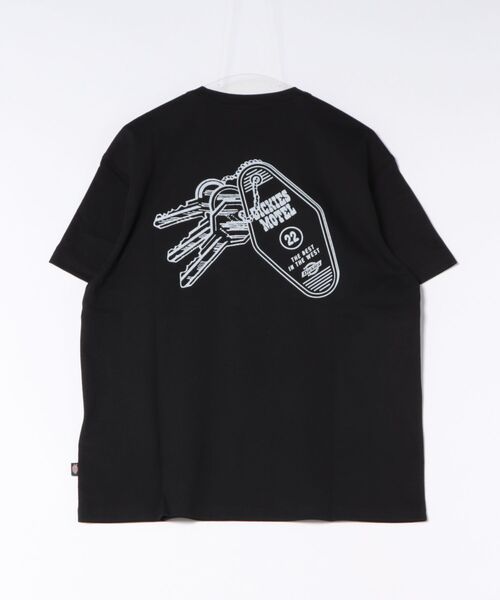 Dickies(ディッキーズ)の「Dickies/ディッキーズ モーテルキー バックプリントTシャツ 半袖(Tシャツ/カットソー・メンズ・ホワイト/ブラック・MEDIUM/X-LARGE/LARGE)」の4枚目の写真
