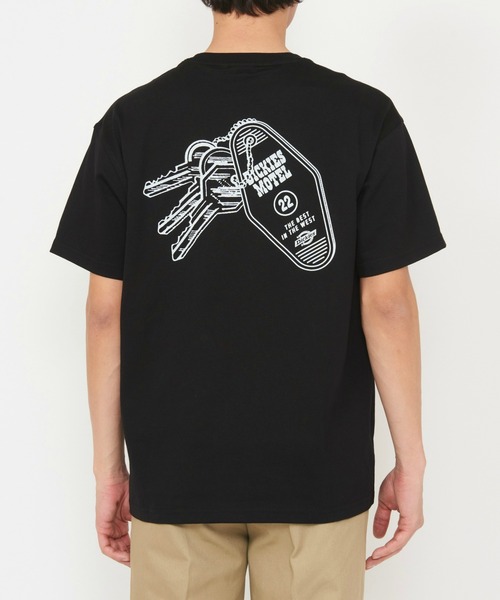 Dickies(ディッキーズ)の「Dickies/ディッキーズ モーテルキー バックプリントTシャツ 半袖(Tシャツ/カットソー・メンズ・ホワイト/ブラック・MEDIUM/X-LARGE/LARGE)」の10枚目の写真