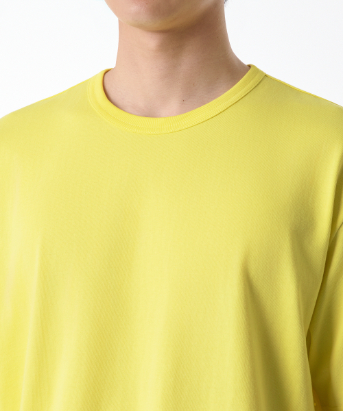 MUSINSA STANDARD（ムシンサスタンダード）の「リラックスフィットクルーネックTシャツ[ネオンイエロー]（Tシャツ/カットソー・メンズ・その他・LARGE/MEDIUM/SMALL/X-LARGE/2XL/3XL）」の3枚目の写真