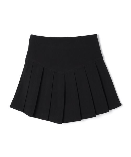 M DOLLY(エムドリー)の「High waist emmy pleats mini skirt / ハイウエストエミープリーツミニスカート(スカート・レディース・ベージュ/ブラック・S/M)」の17枚目の写真