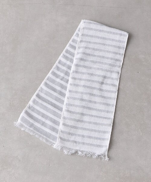 BIRTHDAY BAR(バースデイバー)の「COOL TOWEL 接触冷感タオル(ハンカチ/ハンドタオル・レディース・グレー/ネイビー・0)」の7枚目の写真