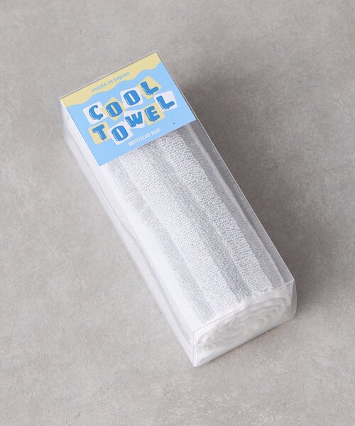 BIRTHDAY BAR(バースデイバー)の「COOL TOWEL 接触冷感タオル(ハンカチ/ハンドタオル・レディース・グレー/ネイビー・0)」の8枚目の写真