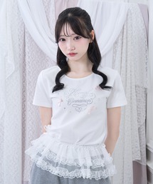 ビジューロゴTシャツ