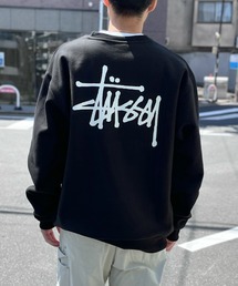 ステューシー stussy スウェット」に該当するブラック/黒色系の
