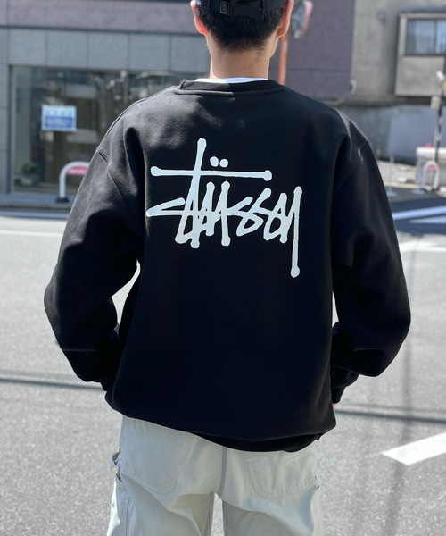 STUSSY(ステューシー)の「【STUSSY】ステューシー BASIC LOGO RAISING OF SWEAT ロゴ スウェット トレーナー(スウェット・メンズ・アッシュグレー/ブラック・XL/L/M)」の11枚目の写真