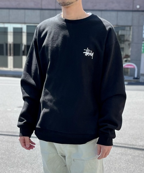 STUSSY(ステューシー)の「【STUSSY】ステューシー BASIC LOGO RAISING OF SWEAT ロゴ スウェット トレーナー(スウェット・メンズ・アッシュグレー/ブラック・XL/L/M)」の12枚目の写真