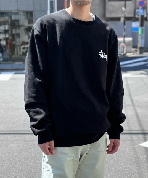 STUSSY(ステューシー)の「【STUSSY】ステューシー BASIC LOGO RAISING OF SWEAT ロゴ スウェット トレーナー(スウェット・メンズ・アッシュグレー/ブラック・XL/L/M)」の13枚目の写真