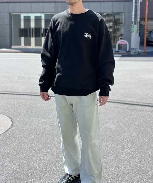STUSSY(ステューシー)の「【STUSSY】ステューシー BASIC LOGO RAISING OF SWEAT ロゴ スウェット トレーナー(スウェット・メンズ・アッシュグレー/ブラック・XL/L/M)」の14枚目の写真