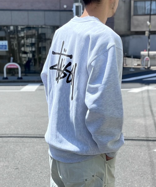 STUSSY(ステューシー)の「【STUSSY】ステューシー BASIC LOGO RAISING OF SWEAT ロゴ スウェット トレーナー(スウェット・メンズ・アッシュグレー/ブラック・XL/L/M)」の7枚目の写真