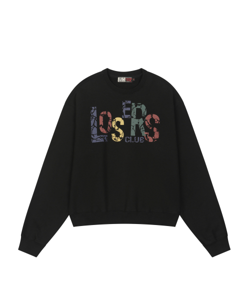 LOSERS CLUB（ルーザーズクラブ）の「ヴィンテージロゴスウェットシャツブラック（スウェット・レディース・その他・1/2）」の2枚目の写真