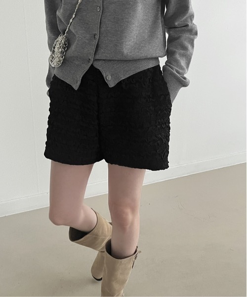 SALTMINT(ソルトミント)の「ショートパンツ(その他パンツ・レディース・ブラック/ホワイト・FREE)」の2枚目の写真