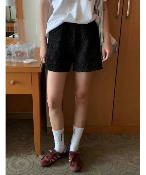 SALTMINT(ソルトミント)の「ショートパンツ(その他パンツ・レディース・ブラック/ホワイト・FREE)」の10枚目の写真