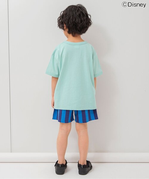 Disney(ディズニー)の「WEB限定 ミッキー&フレンズ/Tシャツ(Tシャツ/カットソー・キッズ・ピンク/ミント/オフホワイト/ブラック/サックスブルー・90/100/110/120/130/140)」の6枚目の写真