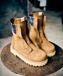 CALLNE】Squaretoe Real Leather Heelboots / スクエアトゥリアル