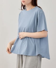 Free Nature インドコットン バックフレアTシャツ