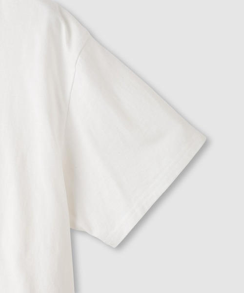 Mac-House(マックハウス)の「Free Nature インドコットン バックフレアTシャツ(Tシャツ/カットソー・レディース・ネイビー/ホワイト/サックスブルー・M/L)」の10枚目の写真