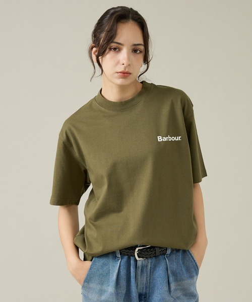 Barbour（バブアー）の「【Barbour / バブアー】 MTS1611 CAMBER T/バックプリント/ワンポイントロゴTシャツ/ユニセックス（Tシャツ/カットソー・メンズ・カーキ/ネイビー/ホワイト/グレイッシュブルー・M/L）」の3枚目の写真