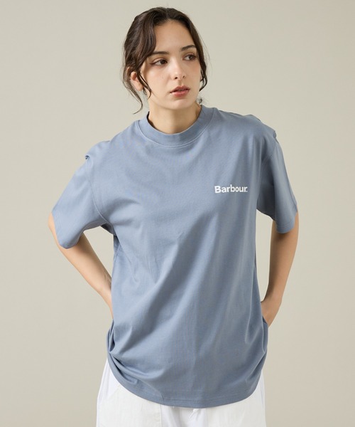 Barbour（バブアー）の「【Barbour / バブアー】 MTS1611 CAMBER T/バックプリント/ワンポイントロゴTシャツ/ユニセックス（Tシャツ/カットソー・メンズ・カーキ/ネイビー/ホワイト/グレイッシュブルー・M/L）」の11枚目の写真