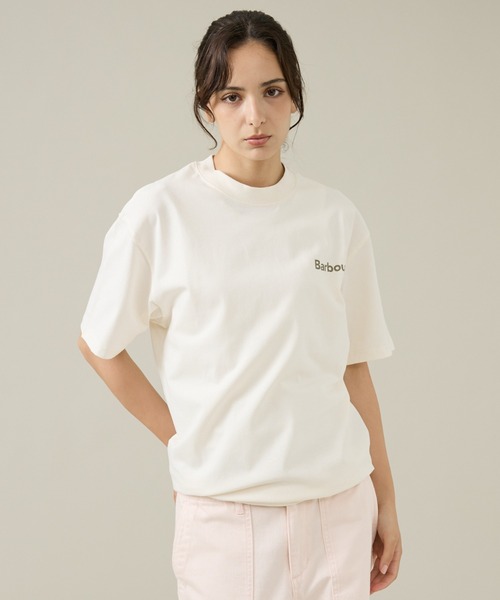 Barbour（バブアー）の「【Barbour / バブアー】 MTS1611 CAMBER T/バックプリント/ワンポイントロゴTシャツ/ユニセックス（Tシャツ/カットソー・メンズ・カーキ/ネイビー/ホワイト/グレイッシュブルー・M/L）」の20枚目の写真