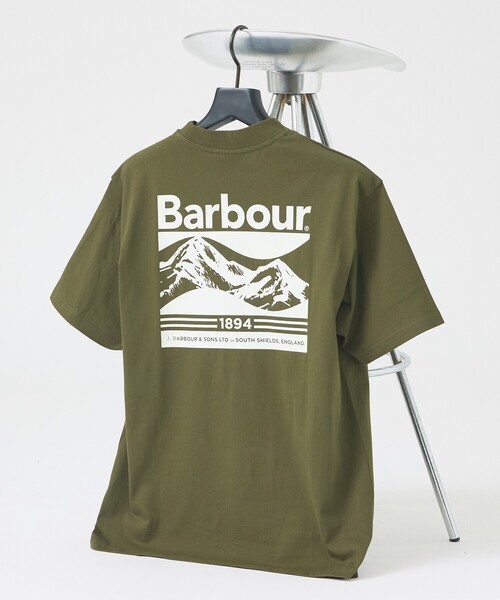 Barbour（バブアー）の「【Barbour / バブアー】 MTS1611 CAMBER T/バックプリント/ワンポイントロゴTシャツ/ユニセックス（Tシャツ/カットソー・メンズ・カーキ/ネイビー/ホワイト/グレイッシュブルー・M/L）」の10枚目の写真