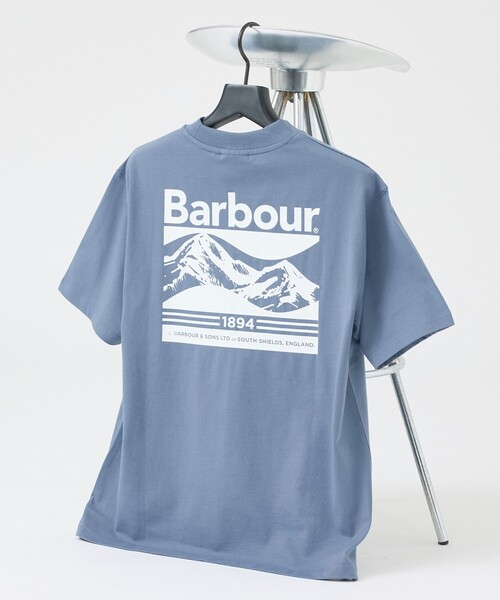 Barbour（バブアー）の「【Barbour / バブアー】 MTS1611 CAMBER T/バックプリント/ワンポイントロゴTシャツ/ユニセックス（Tシャツ/カットソー・メンズ・カーキ/ネイビー/ホワイト/グレイッシュブルー・M/L）」の9枚目の写真
