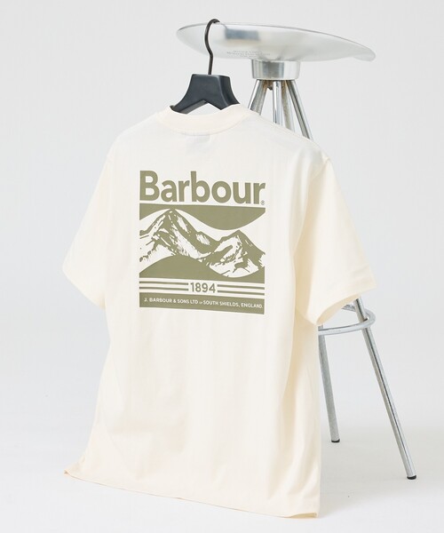 Barbour（バブアー）の「【Barbour / バブアー】 MTS1611 CAMBER T/バックプリント/ワンポイントロゴTシャツ/ユニセックス（Tシャツ/カットソー・メンズ・カーキ/ネイビー/ホワイト/グレイッシュブルー・M/L）」の8枚目の写真