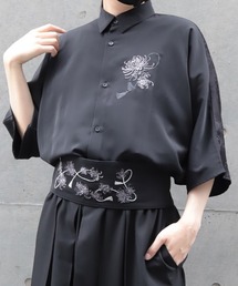 REZEN（リゼン）の「菊刺繍半袖シャツ（シャツ/ブラウス）」