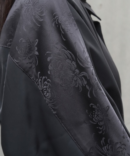 REZEN（リゼン）の「菊刺繍半袖シャツ（シャツ/ブラウス・メンズ・ブルーパープル/ライトグレー/アイボリー/ローズ・MEDIUM/LARGE）」の17枚目の写真