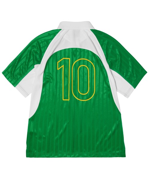 HUF(ハフ)の「SIDELINE SOCCER JERSEY(Tシャツ/カットソー・メンズ・ホワイト/グリーン・S/M/L/XL/XXL)」の9枚目の写真