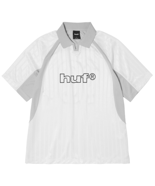 HUF(ハフ)の「SIDELINE SOCCER JERSEY(Tシャツ/カットソー・メンズ・ホワイト/グリーン・S/M/L/XL/XXL)」の12枚目の写真