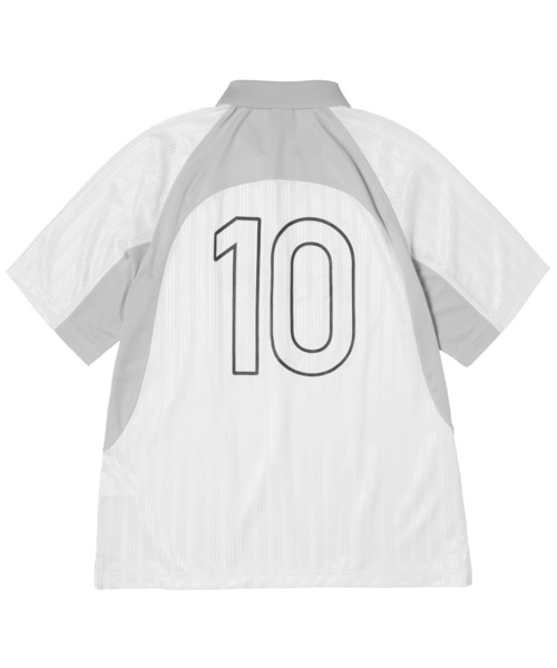HUF(ハフ)の「SIDELINE SOCCER JERSEY(Tシャツ/カットソー・メンズ・ホワイト/グリーン・S/M/L/XL/XXL)」の13枚目の写真