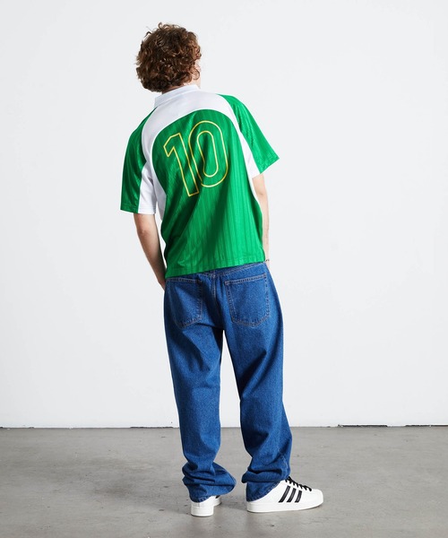 HUF(ハフ)の「SIDELINE SOCCER JERSEY(Tシャツ/カットソー・メンズ・ホワイト/グリーン・S/M/L/XL/XXL)」の17枚目の写真