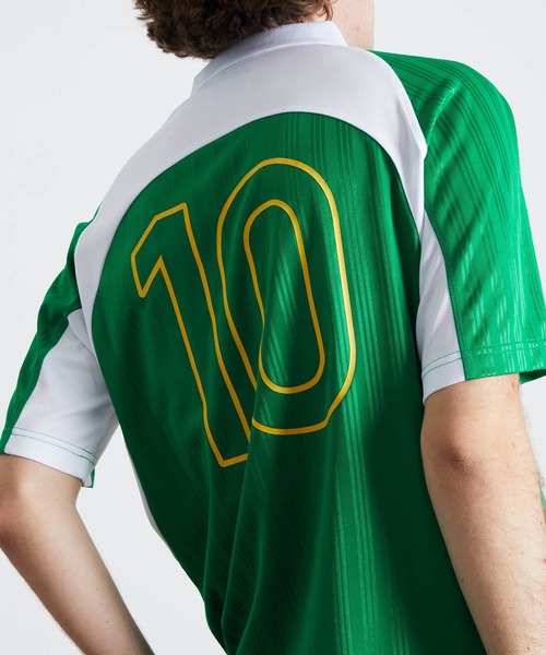 HUF(ハフ)の「SIDELINE SOCCER JERSEY(Tシャツ/カットソー・メンズ・ホワイト/グリーン・S/M/L/XL/XXL)」の19枚目の写真