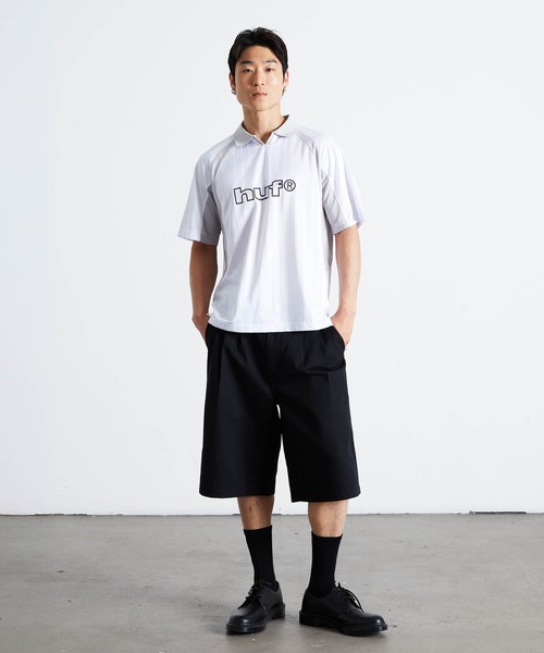 HUF(ハフ)の「SIDELINE SOCCER JERSEY(Tシャツ/カットソー・メンズ・ホワイト/グリーン・S/M/L/XL/XXL)」の20枚目の写真