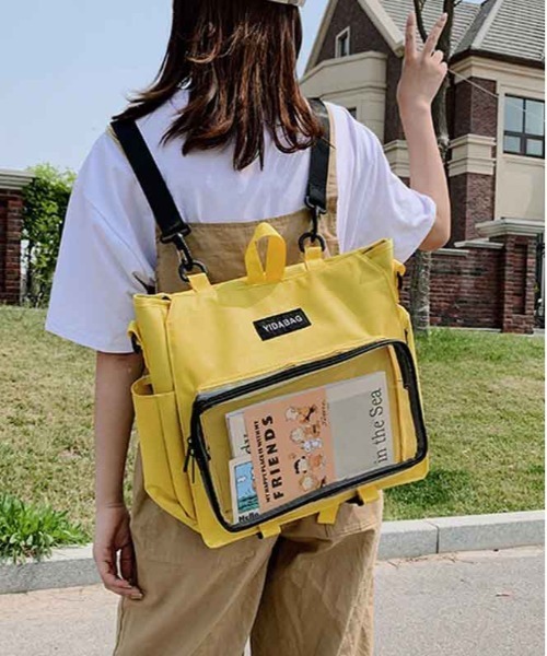 BACKYARD FAMILY(バックヤードファミリー)の「4wayバッグ 痛バッグ mmtsb328i(ショルダーバッグ・レディース・イエロー/パープル/ブラック・FREE)」の11枚目の写真