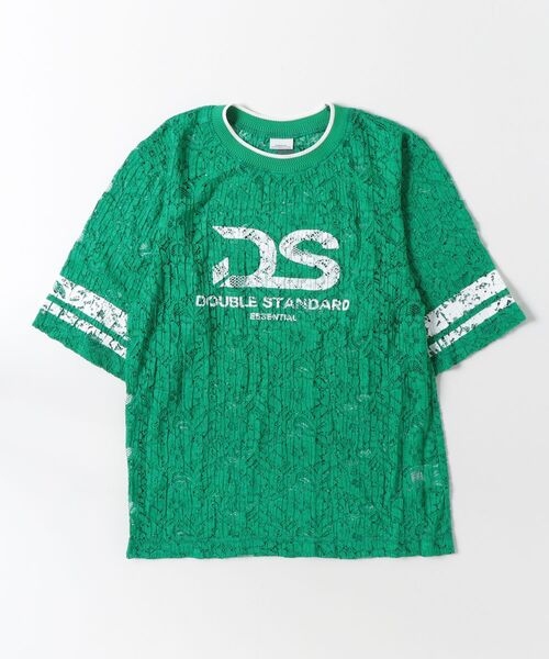 ESSENTIAL(エッセンシャル)の「フラワーラッセルレーストップス(Tシャツ/カットソー・レディース・オフホワイト/グリーン・FREE)」の14枚目の写真