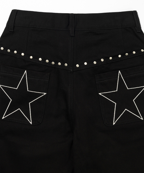kaifai(カイファイ)の「スタースタッズバミューダパンツ(ブラック)K26QC241(その他パンツ・レディース・その他・MEDIUM/LARGE)」の6枚目の写真