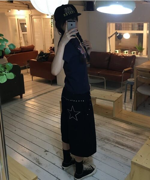 kaifai(カイファイ)の「スタースタッズバミューダパンツ(ブラック)K26QC241(その他パンツ・レディース・その他・MEDIUM/LARGE)」の8枚目の写真